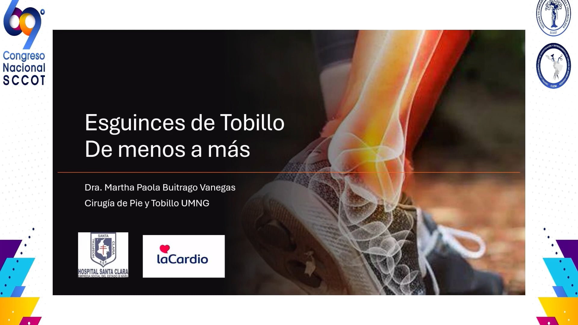 Esguinces de tobillo. De menos a más