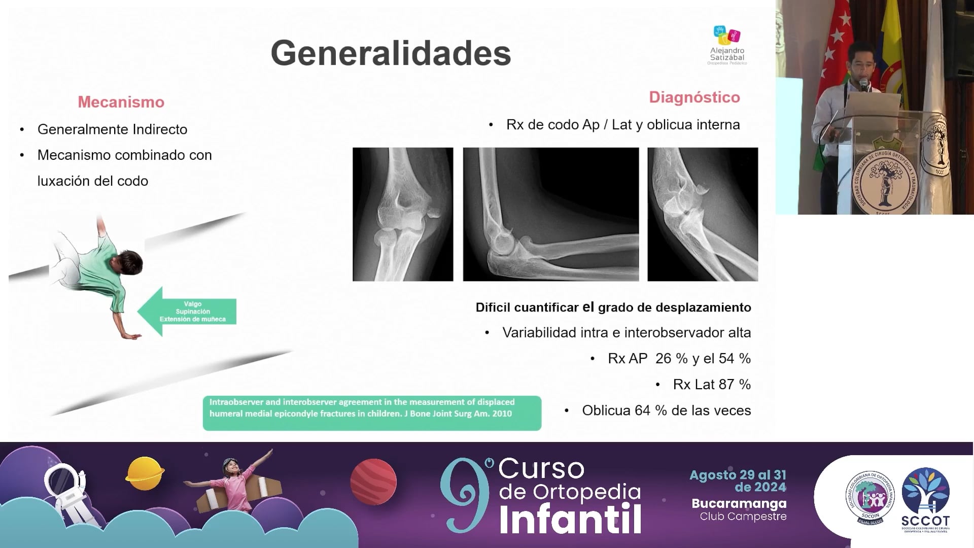 Fracturas de la epitróclea