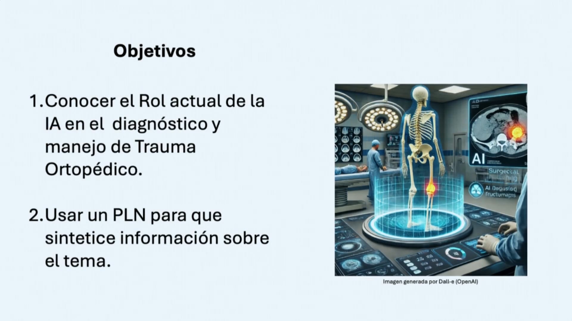El Rol de la IA en el trauma Aliada del cirujano