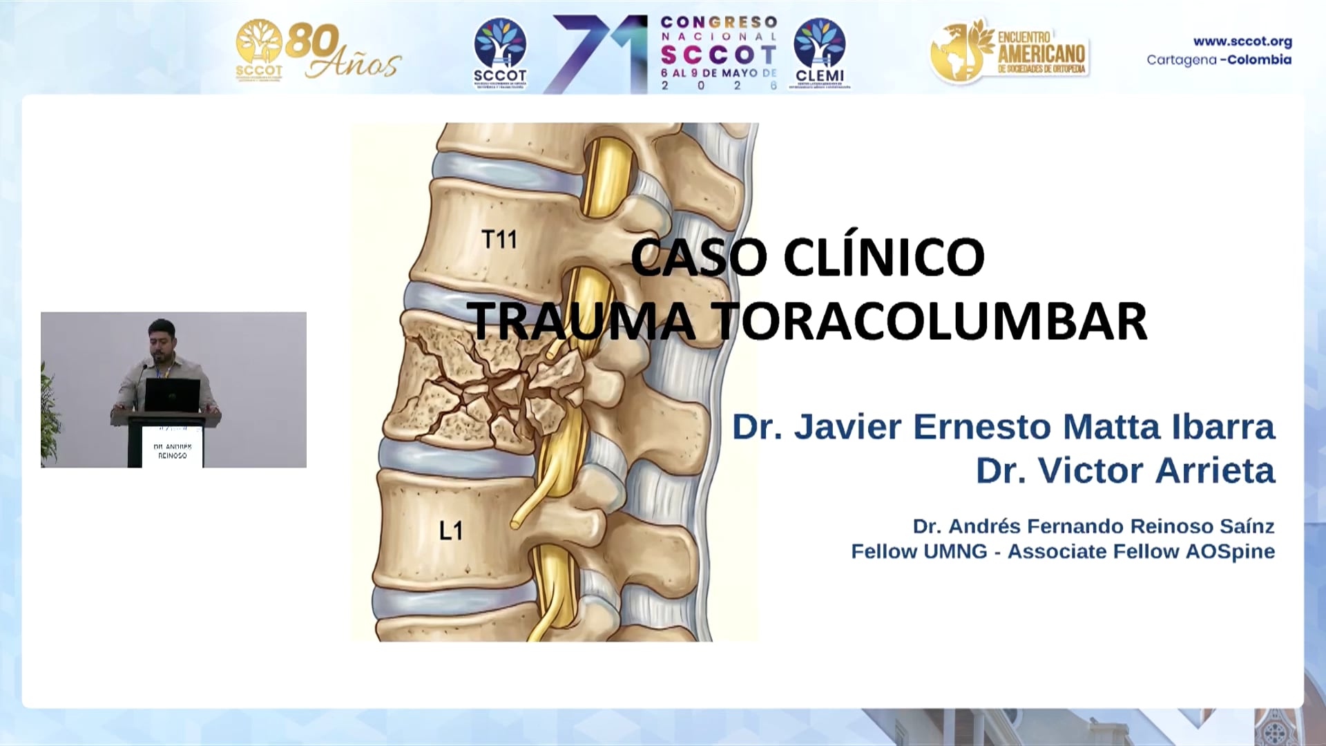 Trauma Toracolumbar en Paracaidista Militar