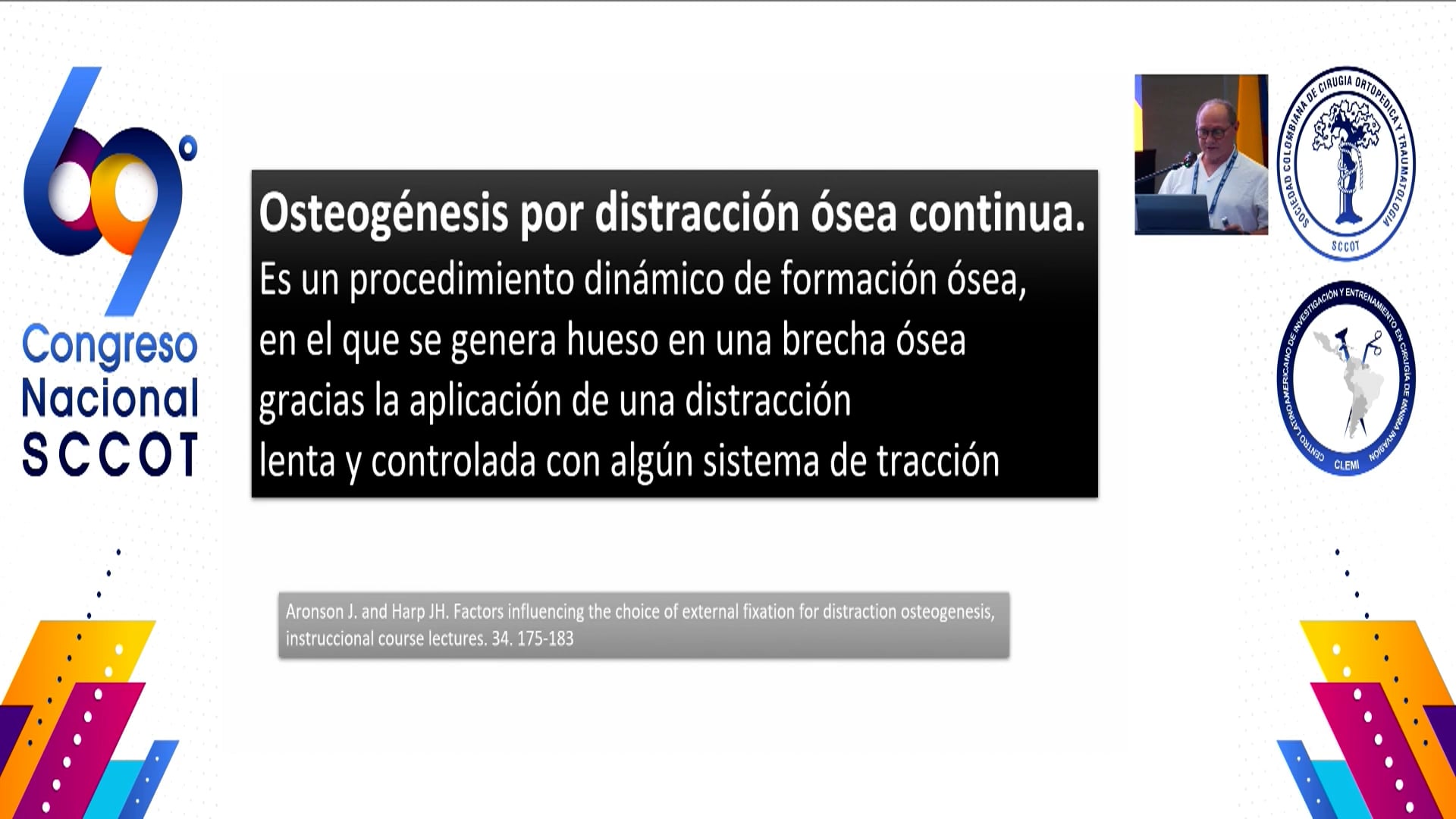 Sistema de cables con fijación externa circular demostración Casa Medica