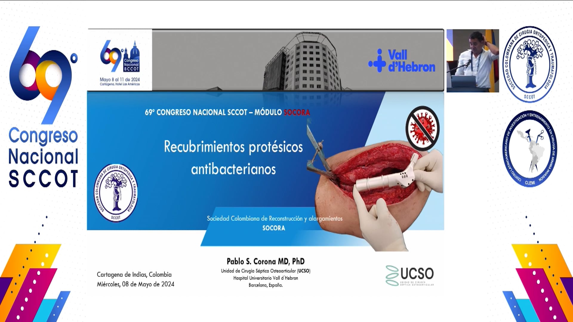 Recubrimientos protésicos antibacterianos