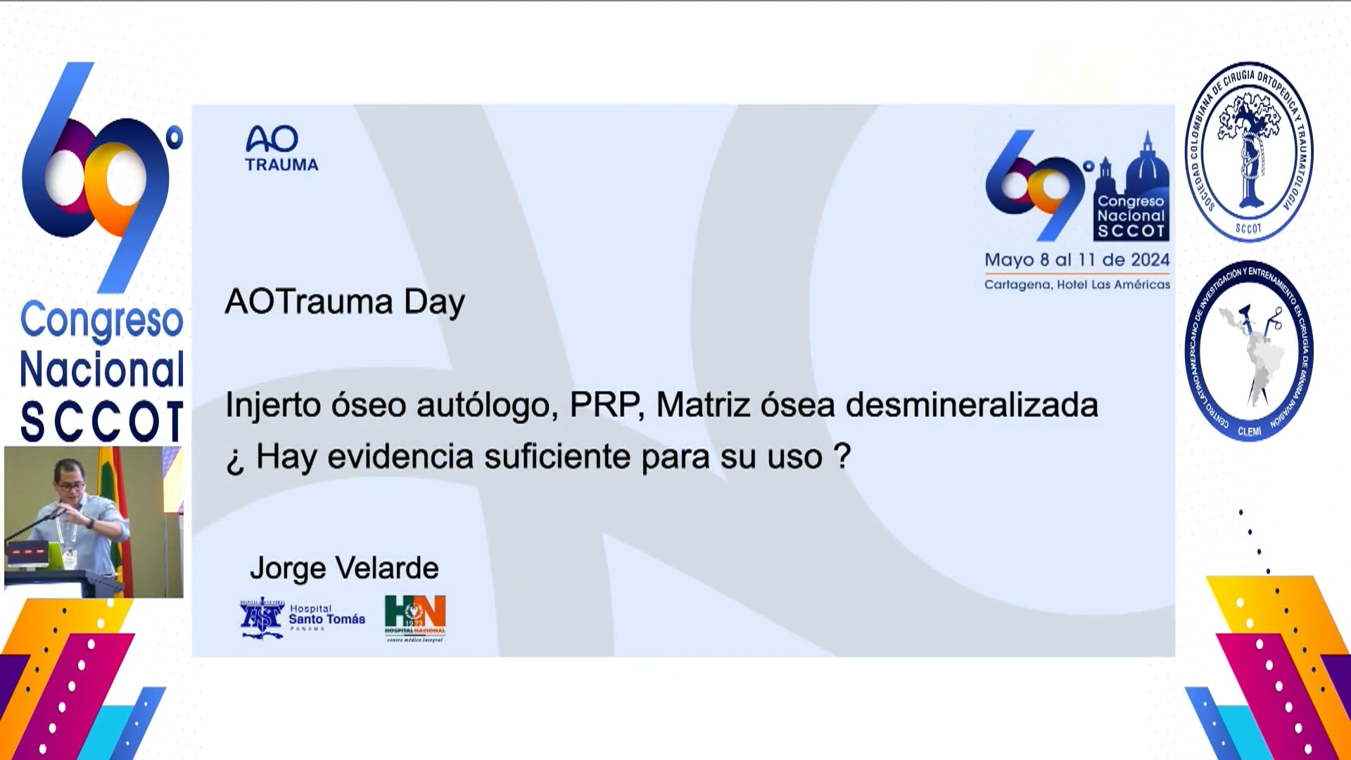 Injerto óseo autólogo - plasma rico en plaquetas-matriz ósea desmineralizada -Hay evidencia suficiente para su uso