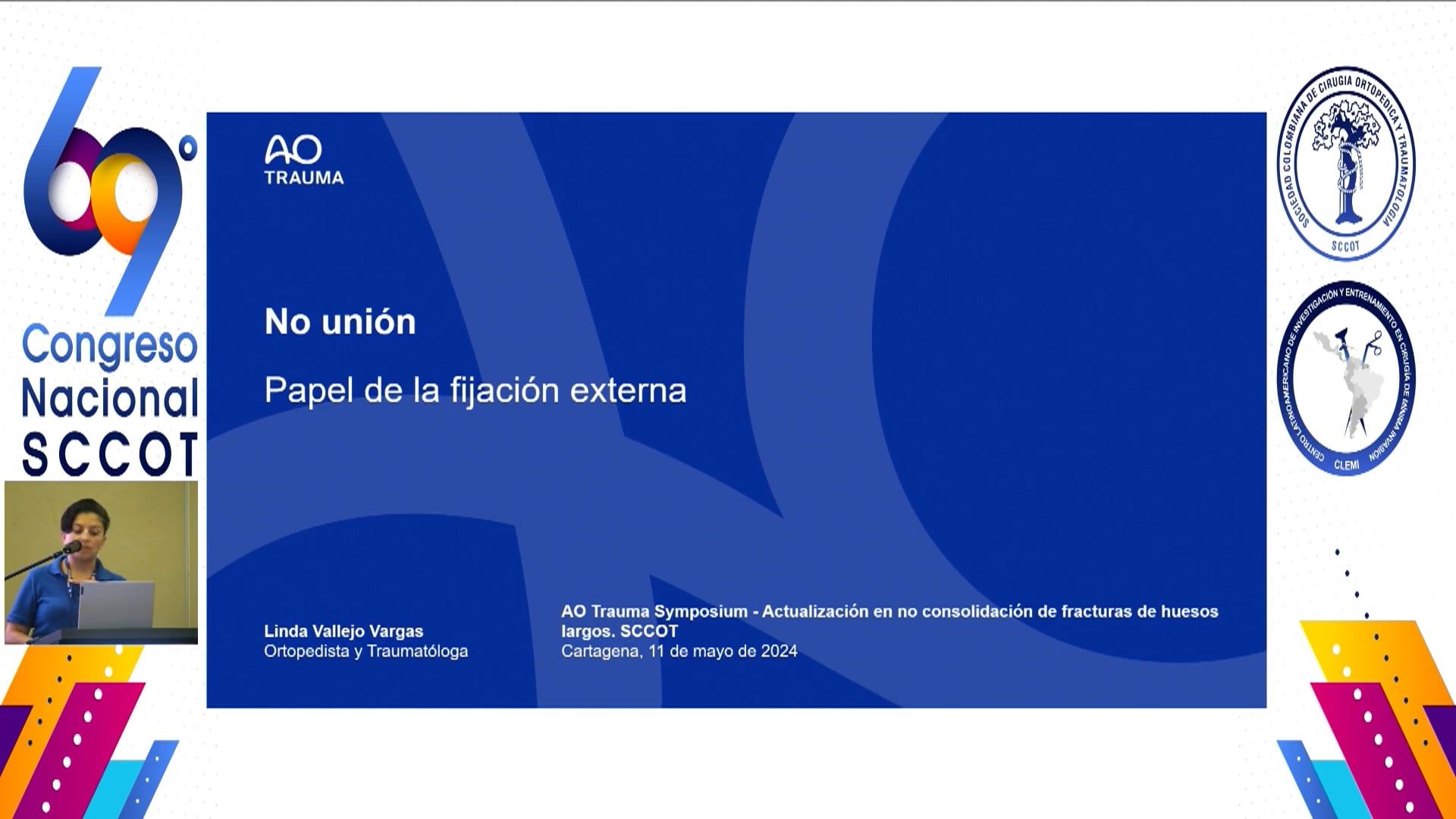 Fijación externa en no consolidación