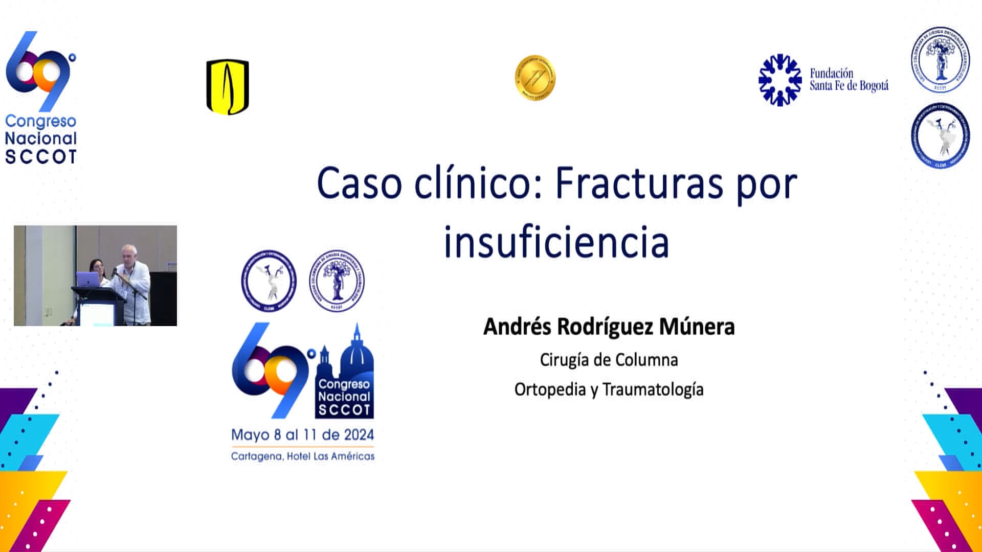 CASO CLINICO Fracturas por insuficiencia - Osteoporosis.